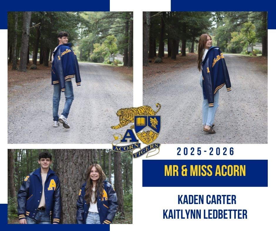 Mr and Miss Acorn 2025-2026