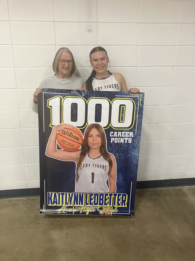 KaitLynn Ledbetter - 1000 career points