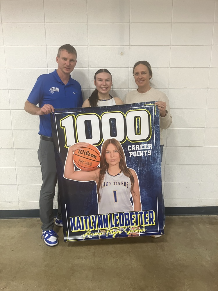KaitLynn Ledbetter - 1000 career points! 