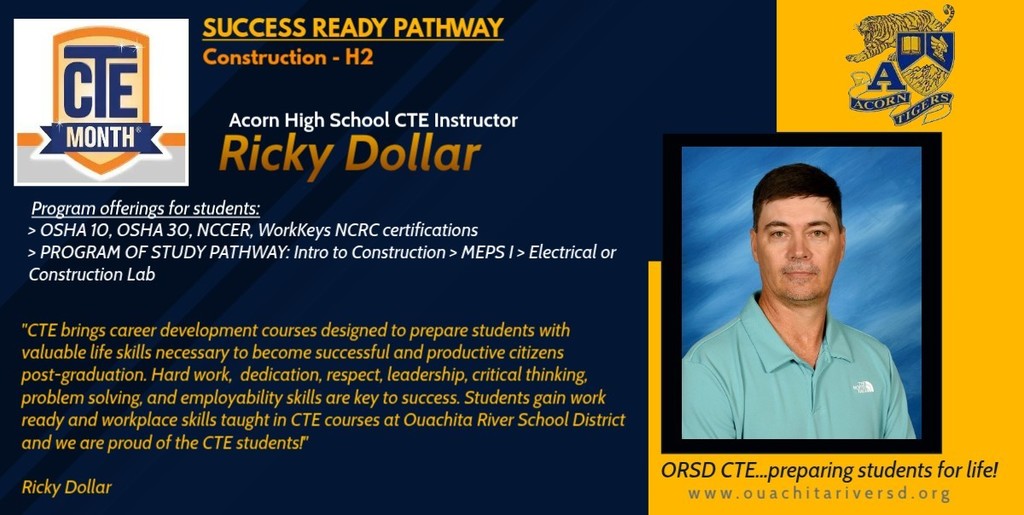 ORSD CTE Spotlight - Ricky Dollar