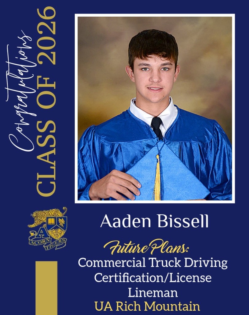 Congratulations, Aaden!