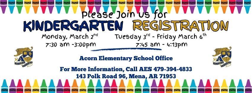 Kindergarten Registration 26/27