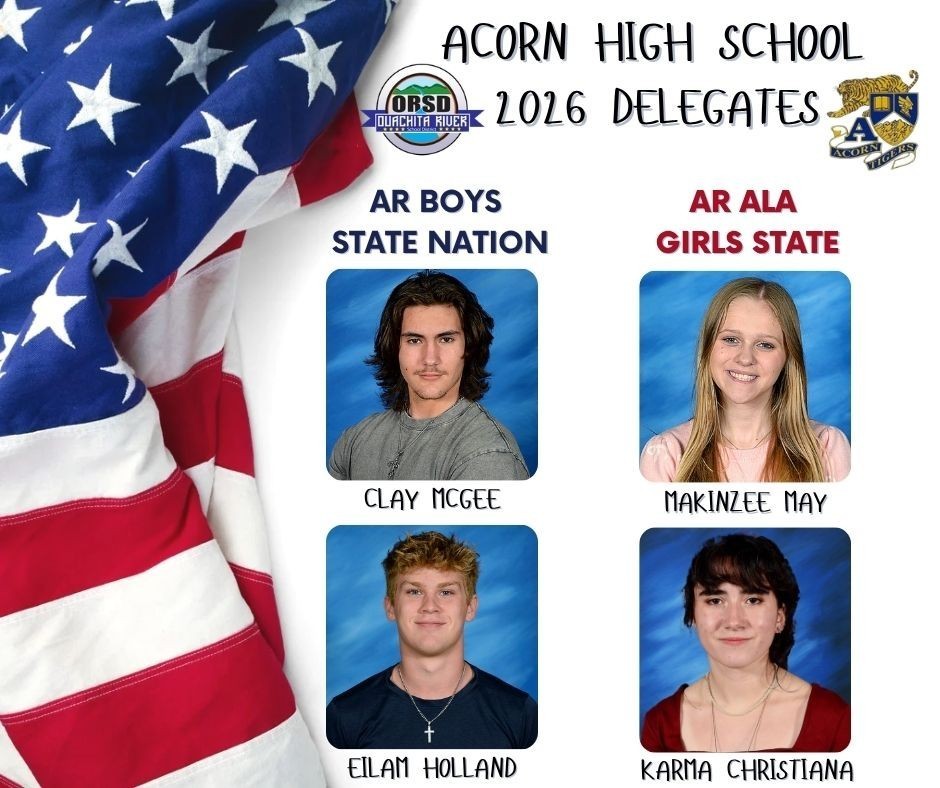 AHS Delegates for AR Boys State and AR Girls State 2026