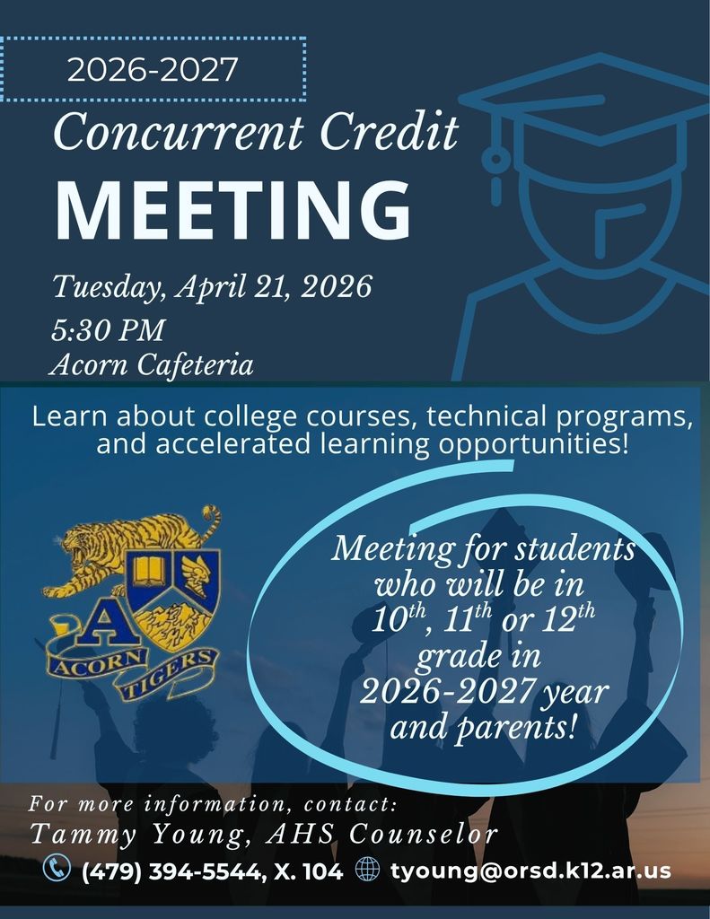 AHS Concurrent Credit Meeting - 4-21-2026 at 5:30 PM