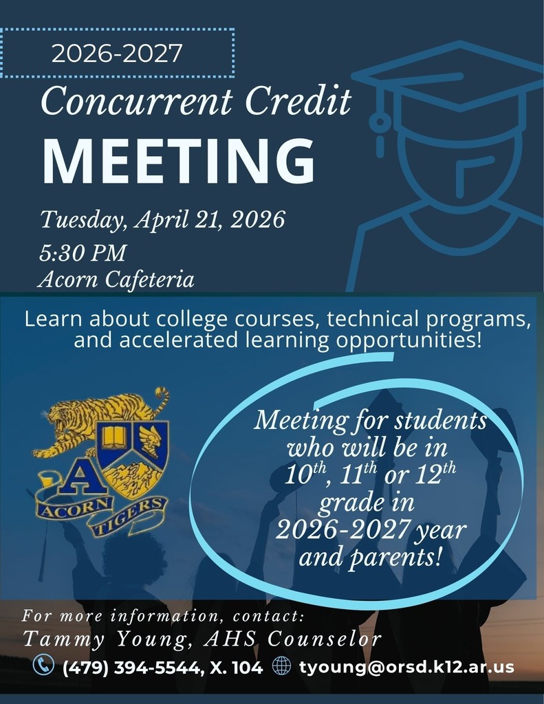 Concurrent Credit Meeting - Tuesday, April 21, 2026 - 5:30 PM