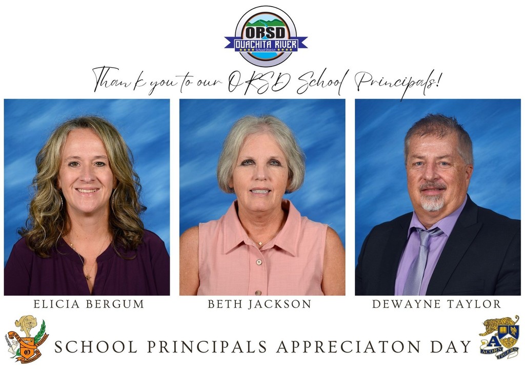 Thank you, ORSD School Principals!