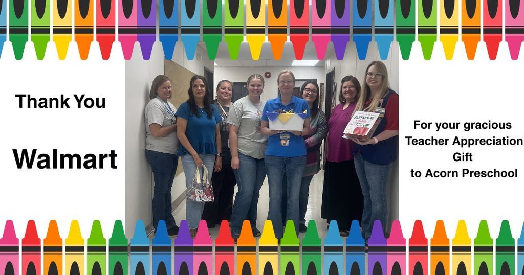Acorn PreSchool Thank You