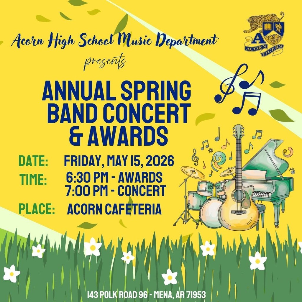 AHS Annual Spring Band Concert & Awards - 5-15-2026