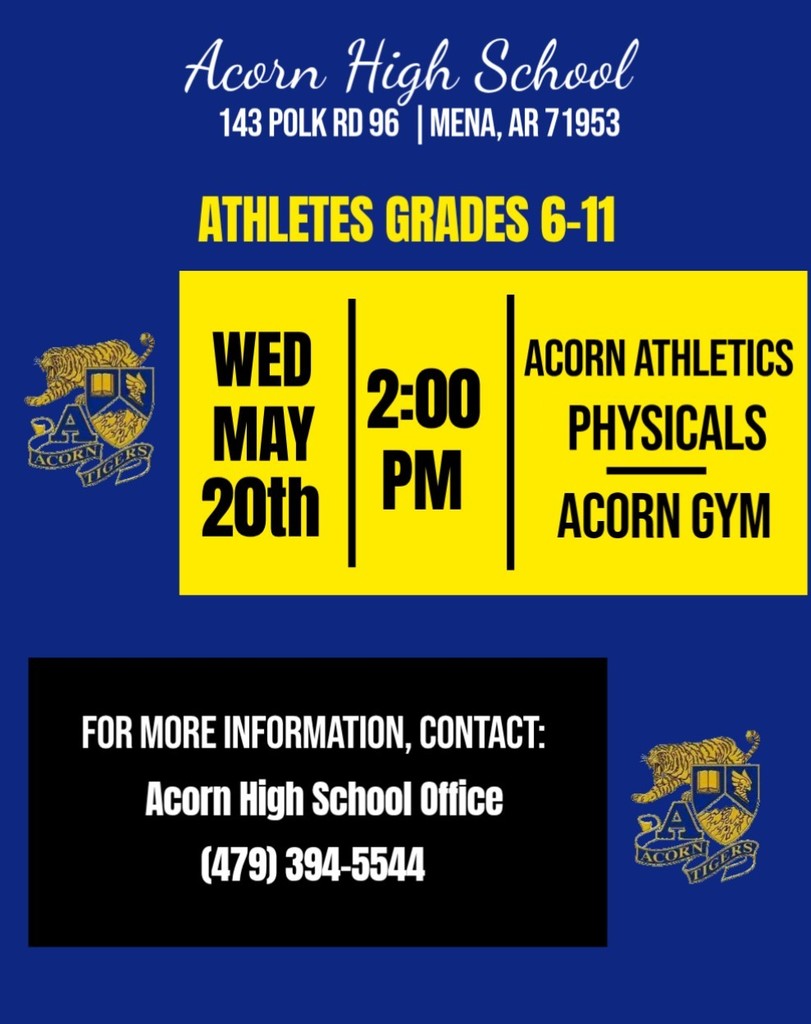Acorn High School Athletic Physicals