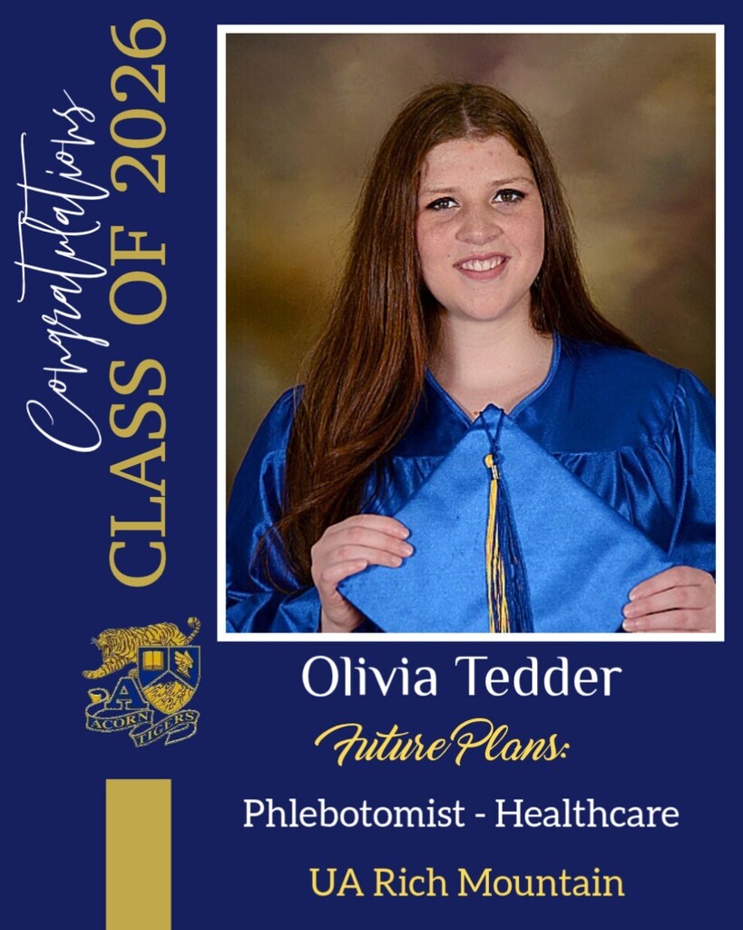 Congratulations, Olivia!