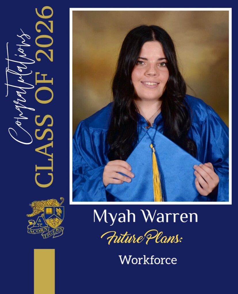 Congratulations, Myah!