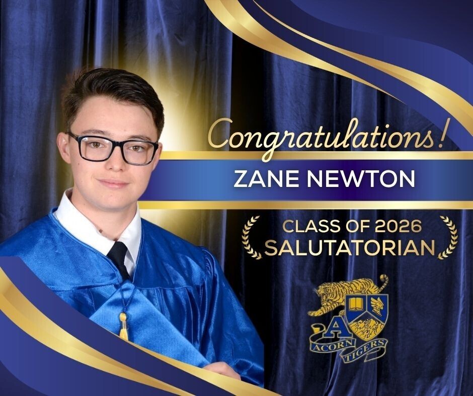 Zane Newton - AHS Class of 2026 Salutatorian