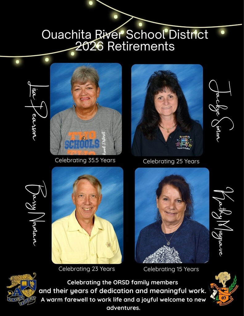 Congratulations to the ORSD 2026 Retirees!
