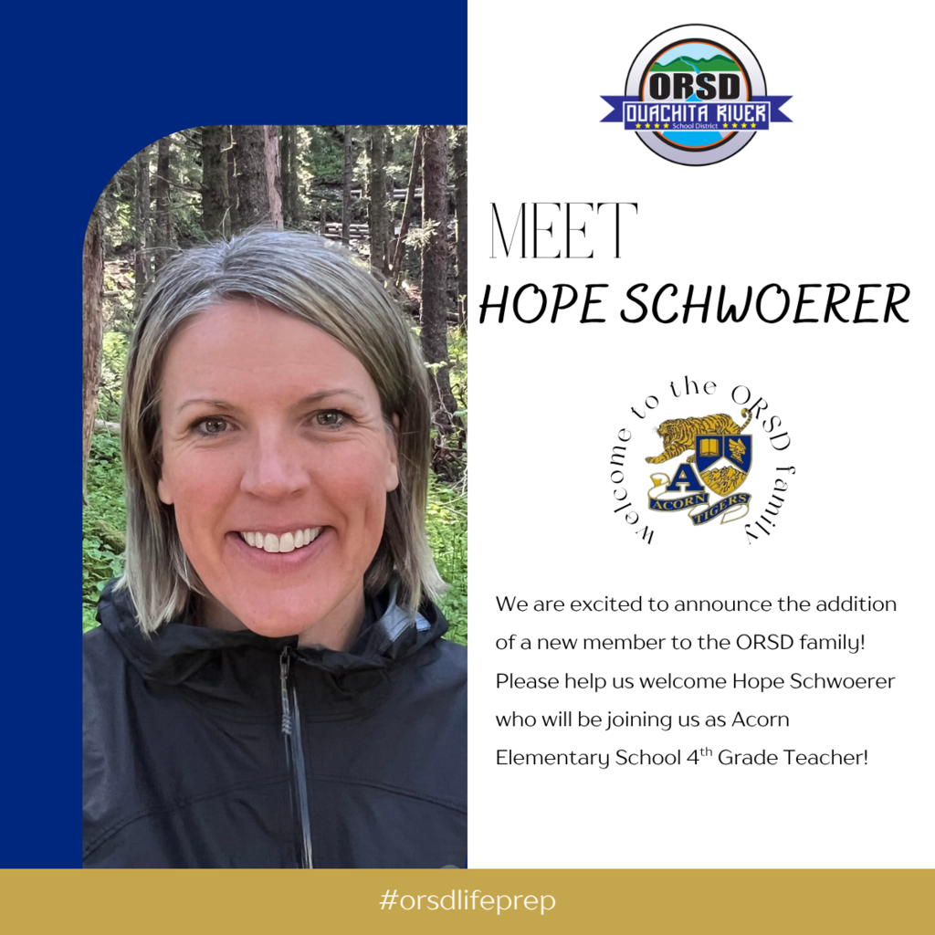 ORSD Welcomes Hope Schwoerer for 2026-2027 Year!