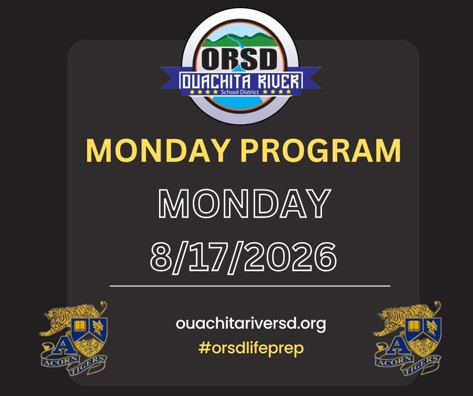 Monday Program - starts Monday - 8-17-2026