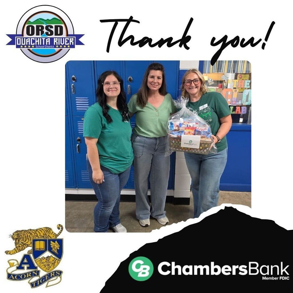 Chambers Bank Appreciation - AHS Teachers and Staff