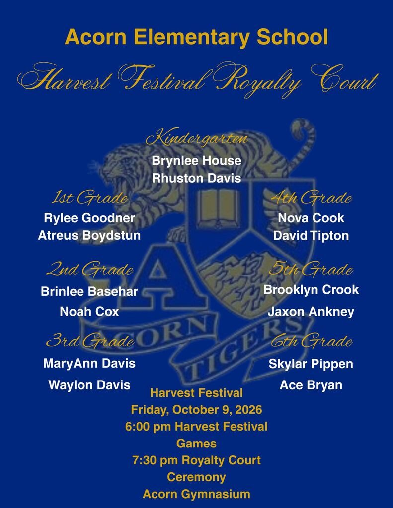 AES Harvest Festival Royalty