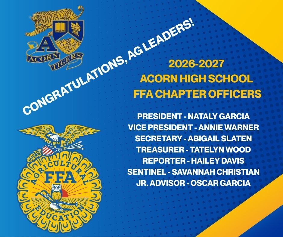 2026-2027 AHS FFA Chapter Officers