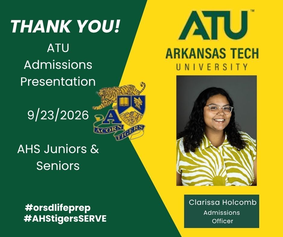 ATU Visit to AHS - 9-23-2026