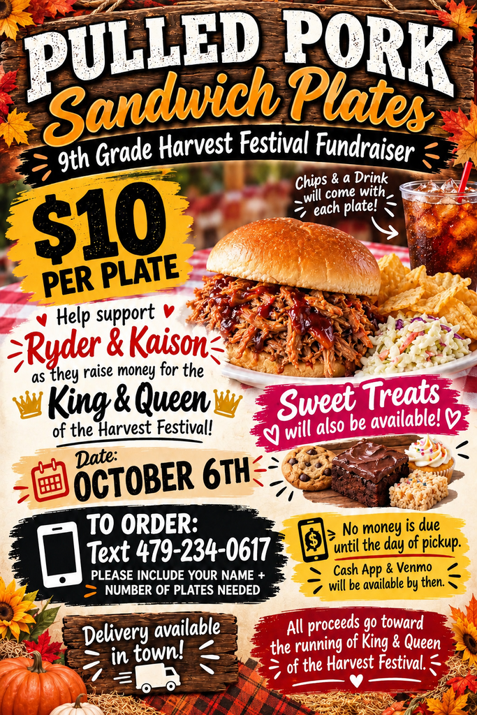 AHS 9th grade Harvest Festival Fundraiser