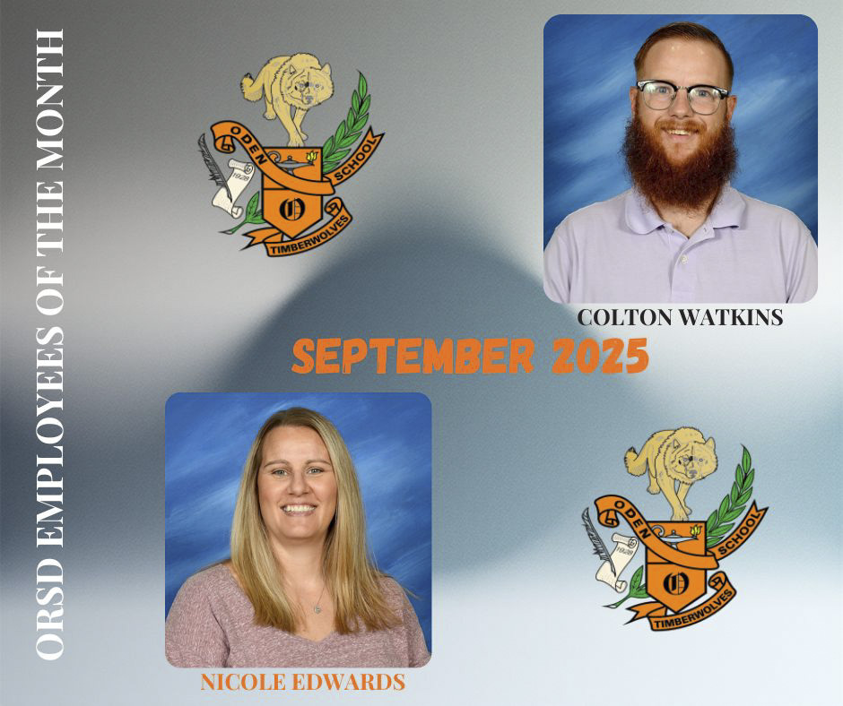 ORSD Employees of the Month - 9-2026