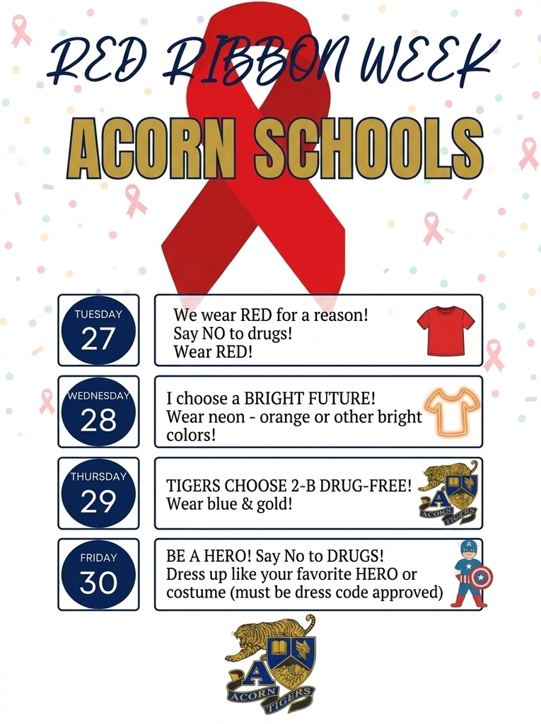 Acorn Red Ribbon Week 2026