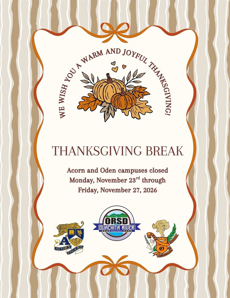 ORSD Thanksgiving Break - 11-23 - 27, 2026