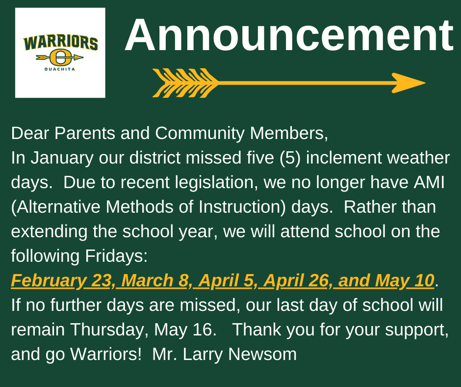 Announcement