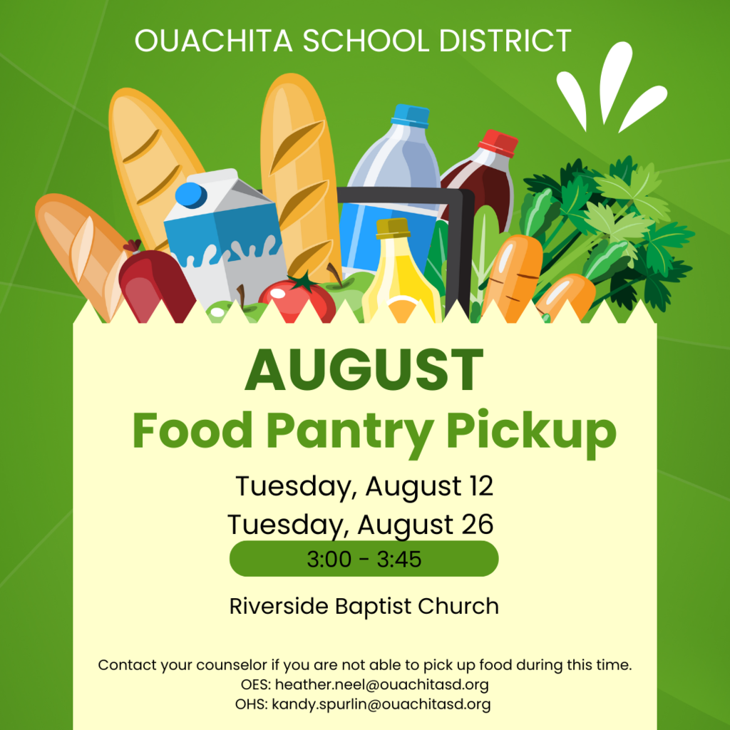August Food Pantry Pickup