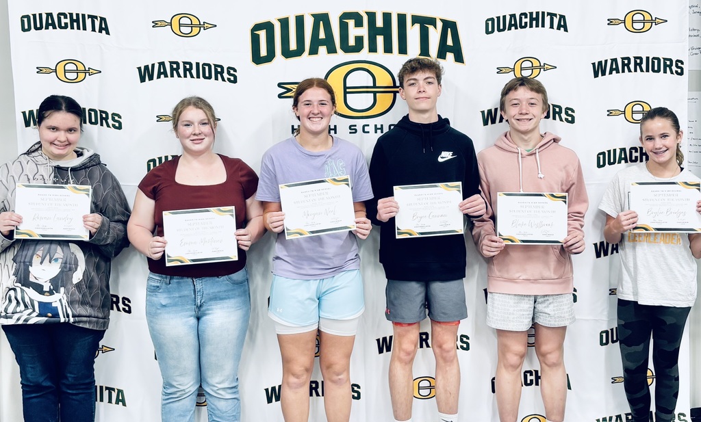 September Students of the Month