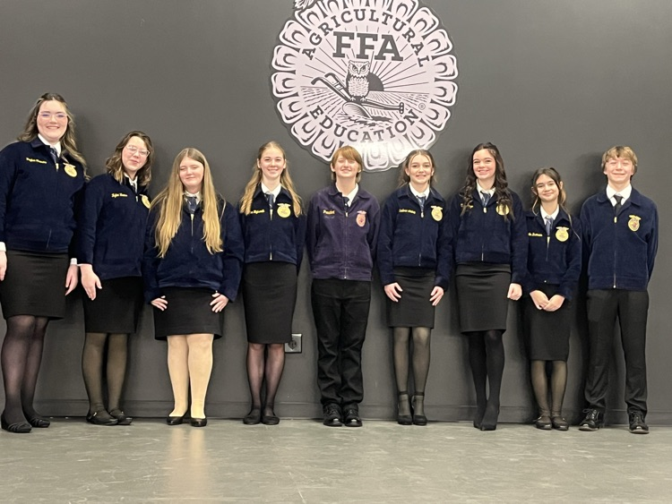 Ouachita FFA Members at Sub -Area Leadership Contest 