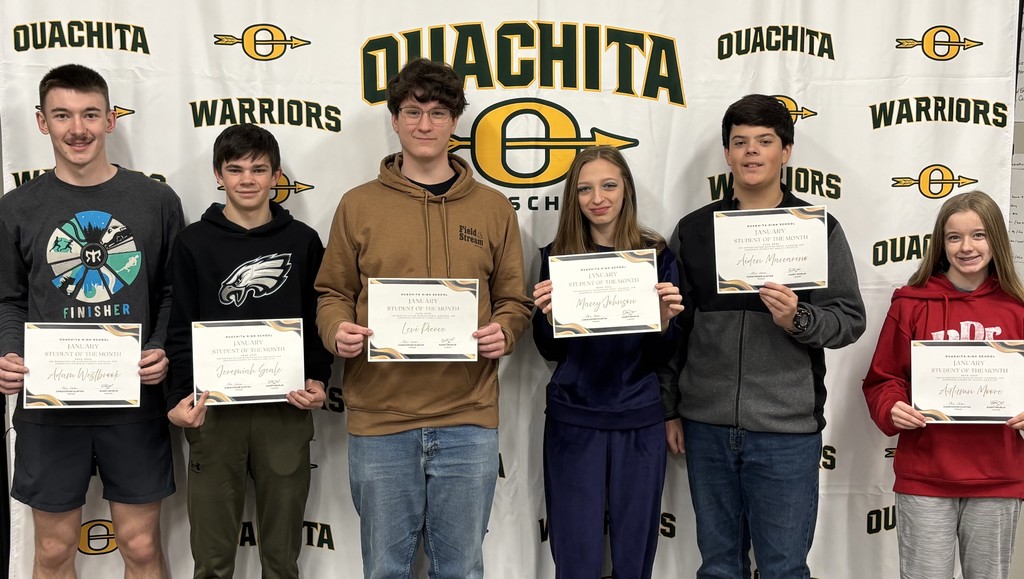 January Students of the Month - OHS
