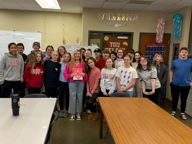 Mrs. Bridges meets with OHS career development class