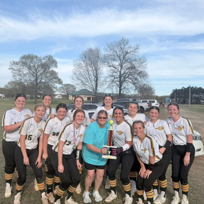 Lady Warriors Softball goes yard on the Ronnie Miller Tournament! The Ladies in Green and Gold put Garrett Memorial and Destiny Wildcats on the long road home with no gold. #champs #gaveembatandbelt 🥎💚💛