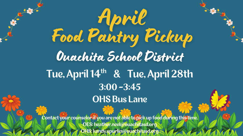 April Food Pantry
