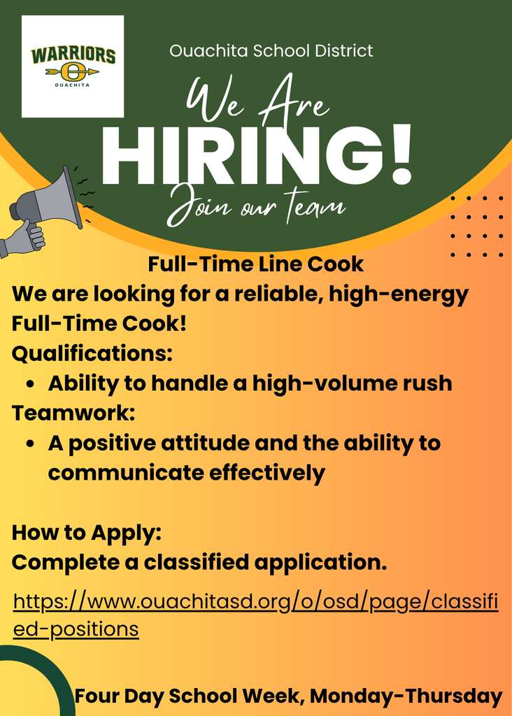 Full time cook