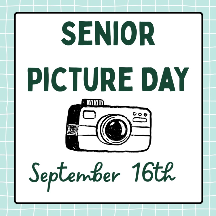 Senior picture day September 16th 