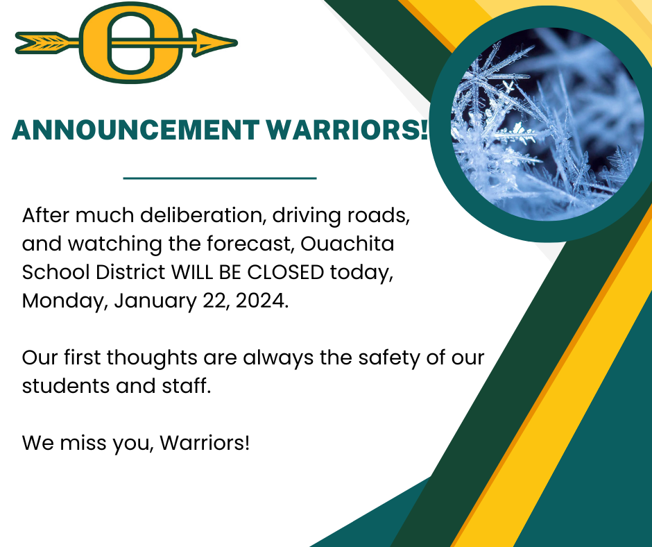 Inclement weather announcement