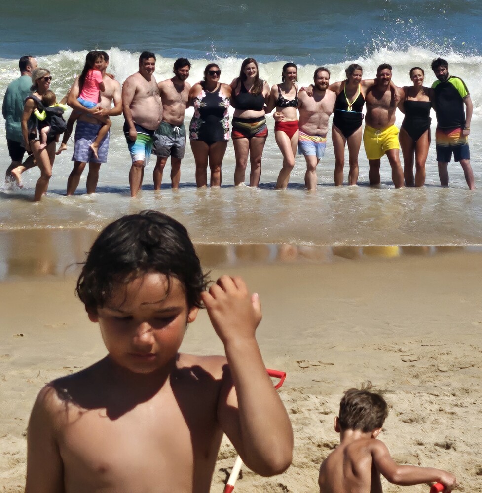 People at beach