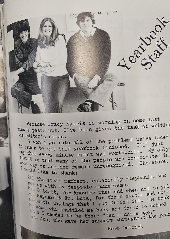 Yearbook picture