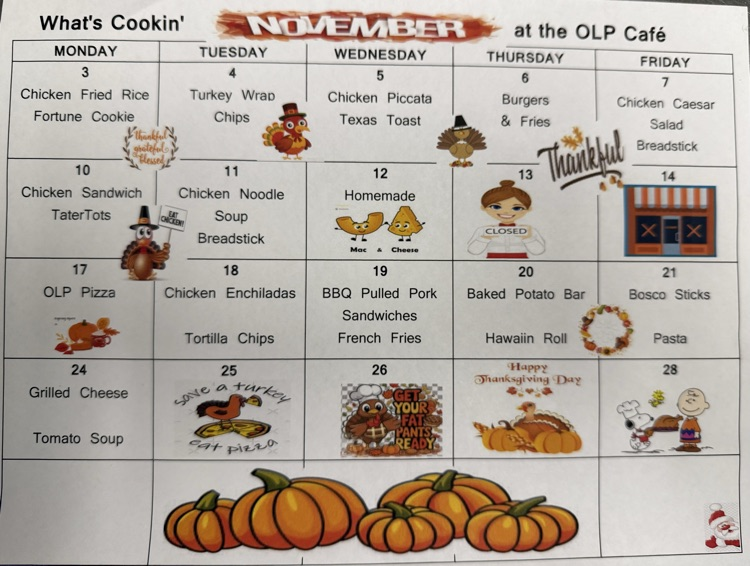 November Menu