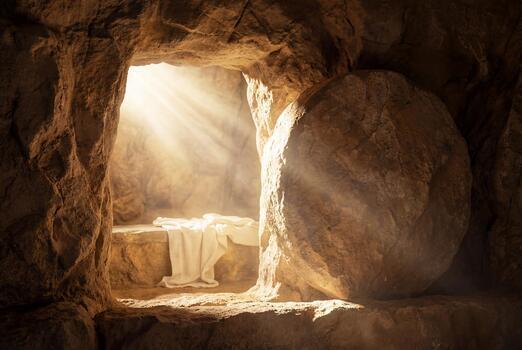 Empty tomb of Jesus