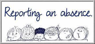 Reporting an absence with clipart sick kids