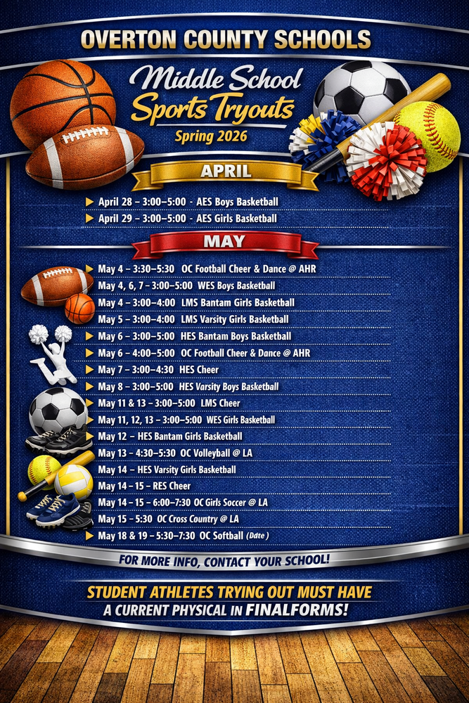 Try outs flyer