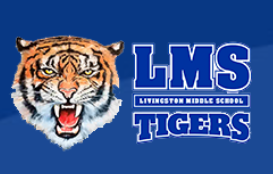 Tiger head with school name