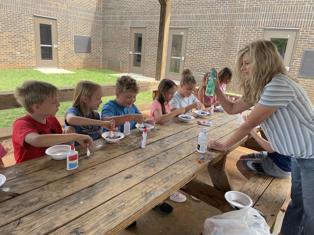 Students Making Mixtures
