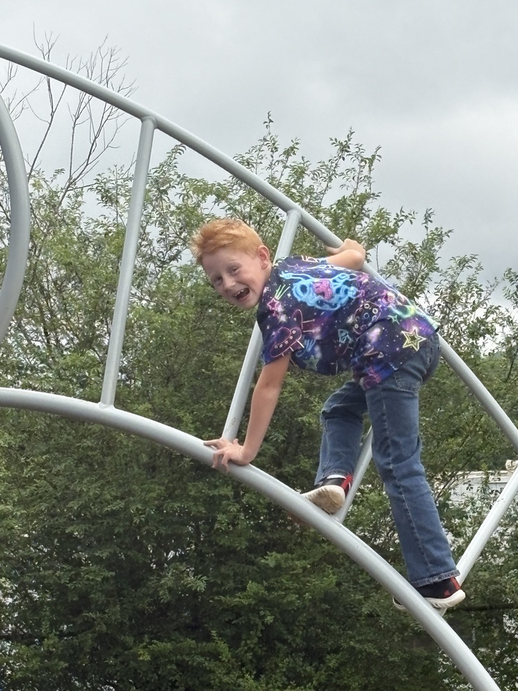 Student Playing on the Playground