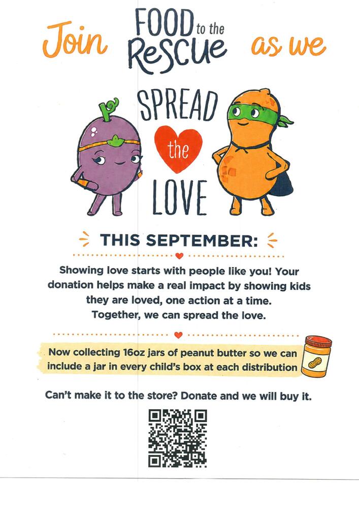 Peanut Butter Drive Flyer