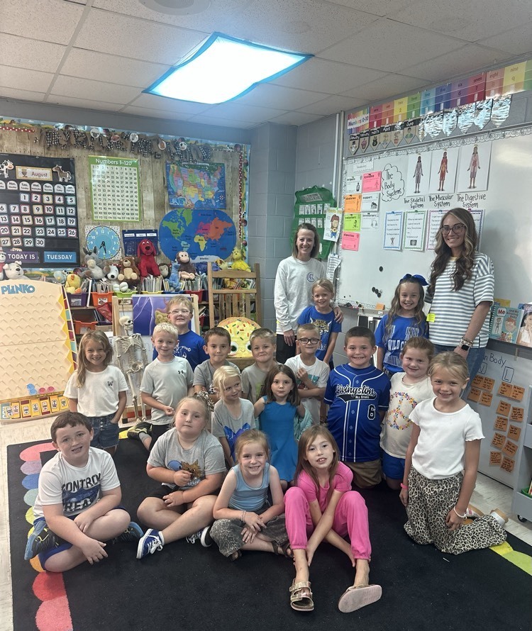 group picture with special visitors 