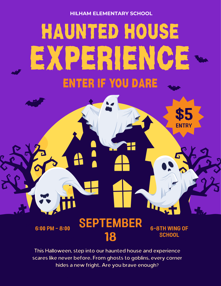 HES Haunted House Flyer